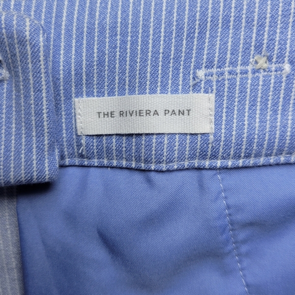 LOFT Marisa Fit Riviera Pinstripe Slim Pants Size 4 Classic Workwear Staple - Picture 10 of 11